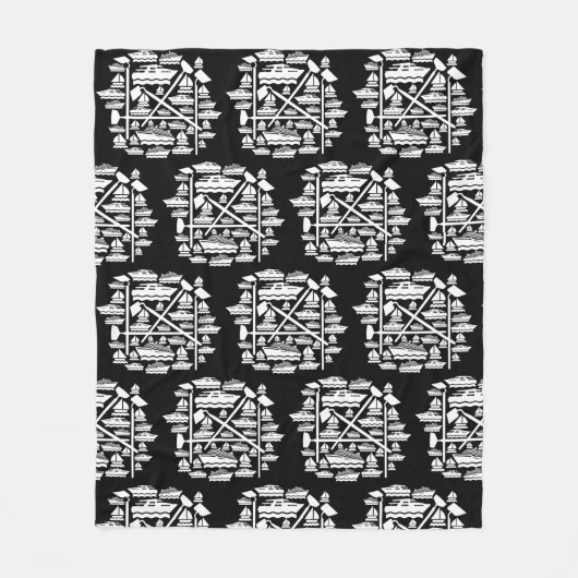 Couverture Polaire Bateaux & Hots (Devant)