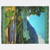 Couverture Polaire Bateaux Mismaloya sur la rivière 0350 (Devant (Horizontal))