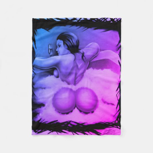 Couverture Polaire "Bathtime" (Devant)