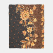 Couverture Polaire Batik indonésien beauté (Devant)