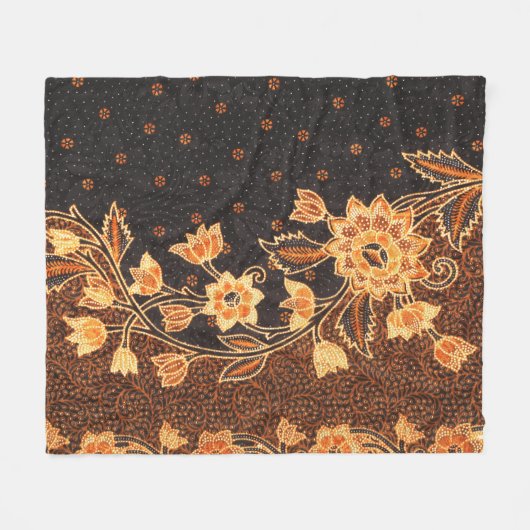Couverture Polaire Batik indonésien beauté (Devant (Horizontal))