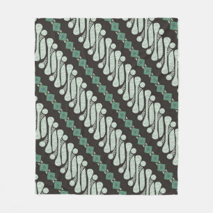Couverture Polaire Batik Parang Yogyakarta, dans divers motifs modern