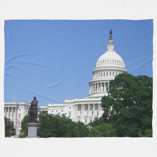 Couverture Polaire Bâtiment du Capitole à Washington DC (Devant (Horizontal))