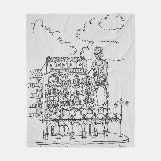 Couverture Polaire Bâtiment Haussmann| Rue de Rennes, Paris (Devant)