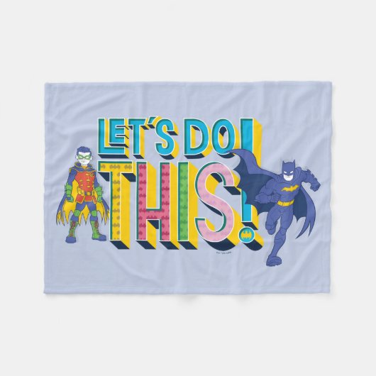 Couverture Polaire Batman | Faisons ceci (Devant (Horizontal))