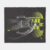 Couverture Polaire Batman Power Up Caractère Art (Devant (Horizontal))