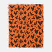 Couverture Polaire Bats d'Halloween (Devant)