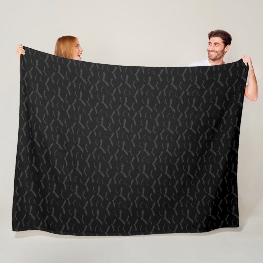 COUVERTURE POLAIRE BATS ÉFFRAYANTS NOIRS (En situation)