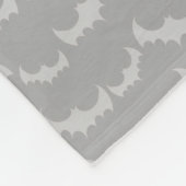 Couverture Polaire Battes nommées personnalisées de gris de (Coin)