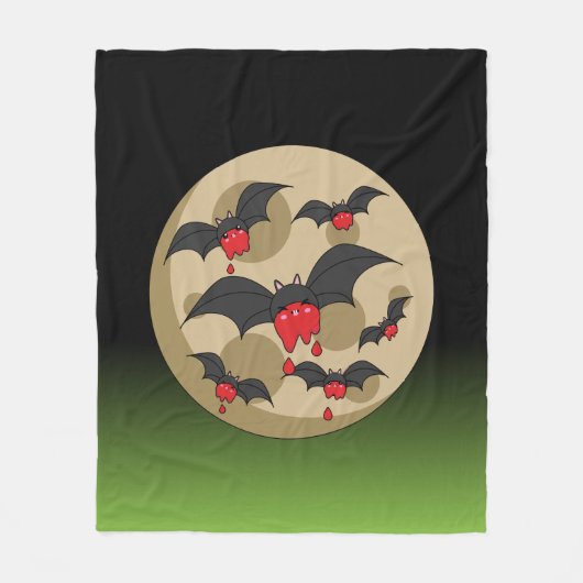 Couverture Polaire Battes Vampire de Ketchup (Devant)