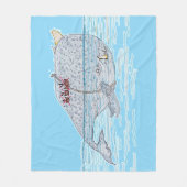 Couverture Polaire Battle Horn-Whale (Devant)