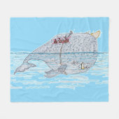Couverture Polaire Battle Horn-Whale (Devant (Horizontal))