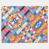 Couverture Polaire Bauhaus Abstrait (Devant (Horizontal))