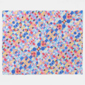Couverture Polaire Bauhaus Abstrait (Devant (Horizontal))