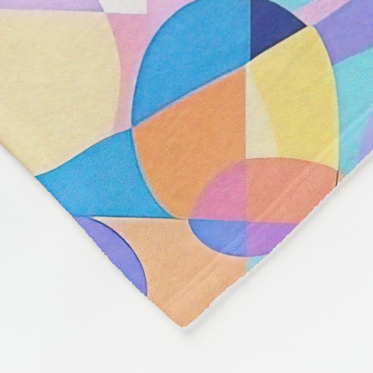 Couverture Polaire Bauhaus Abstrait (Coin)