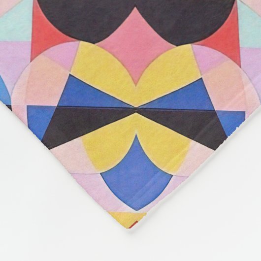 Couverture Polaire Bauhaus Abstrait (Coin)