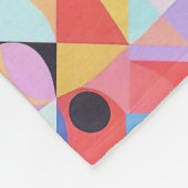 Couverture Polaire Bauhaus Abstrait (Coin)