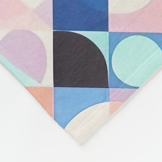 Couverture Polaire Bauhaus Abstrait (Coin)