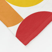 Couverture Polaire Bauhaus coloré (Coin)