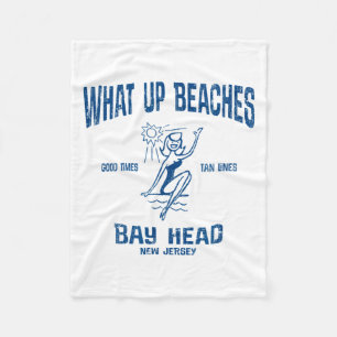 Couverture Polaire Bay Head New Jersey Nj Drôle Vintage Plages Tee M