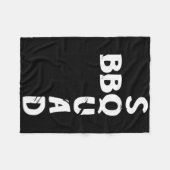 Couverture Polaire Bbq Squad Fumeur Pit Grill Master Grill Équipe Pi (Devant (Horizontal))