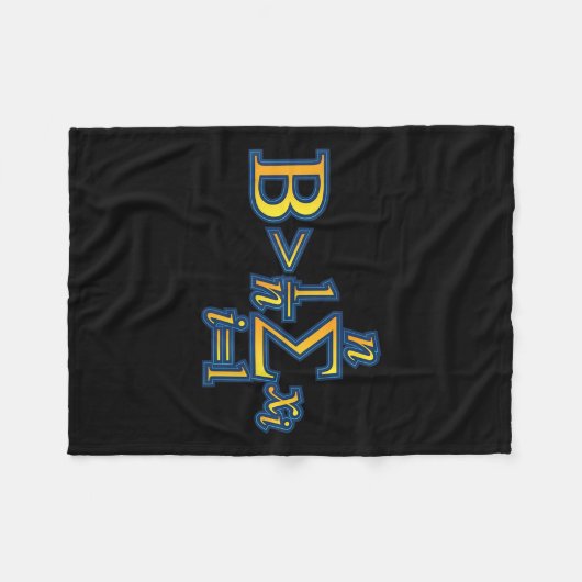 Couverture Polaire Be Greater Than Average - Math Quotes (Devant (Horizontal))