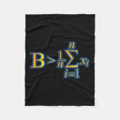 Couverture Polaire Be Greater Than Average - Math Quotes  (Devant)