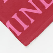 Couverture Polaire Be Mine Valentine’s Day Gift – Romantic Love  (Coin)