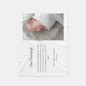 Couverture Polaire Be My Godmère Merci Photo (Devant)