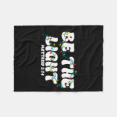 Couverture Polaire Be The Light Matthew 5_14 Christian Merry Christma (Devant (Horizontal))