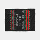 Couverture Polaire Be The Reason Hr Gets Involved Office Ugly Christm (Devant (Horizontal))