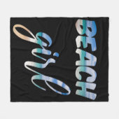 Couverture Polaire Beach Girl (Devant (Horizontal))