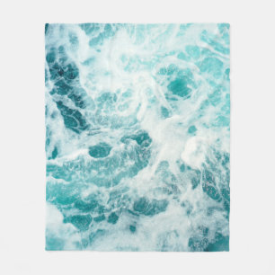 Couverture Polaire Beach House Ocean Sea Waves
