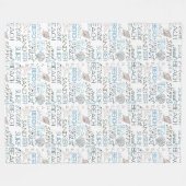 Couverture Polaire Beach Shops Sea Sand Blue (Devant (Horizontal))