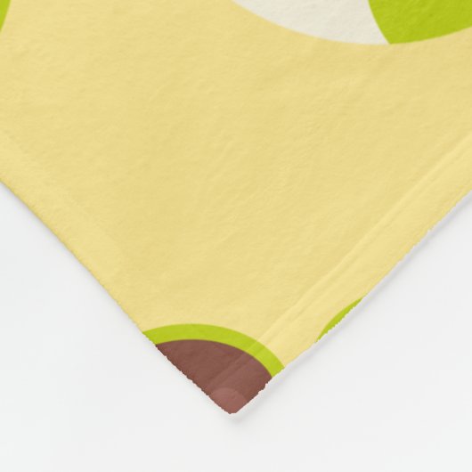 Couverture Polaire Beach vacay pattern with sunglasses and sun hat   (Coin)