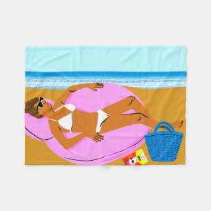 Couverture Polaire Beachy Keen - Rose