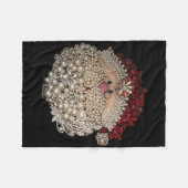 Couverture Polaire Bead Christmas Père Noël Star-gemstone-white-xmas (Devant (Horizontal))