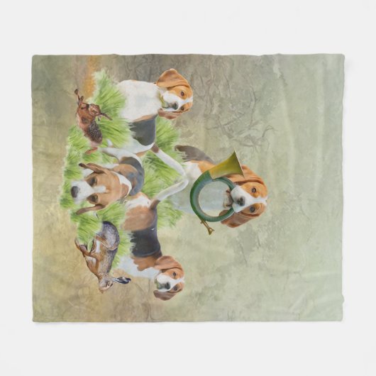 Couverture Polaire Beagle (Devant (Horizontal))