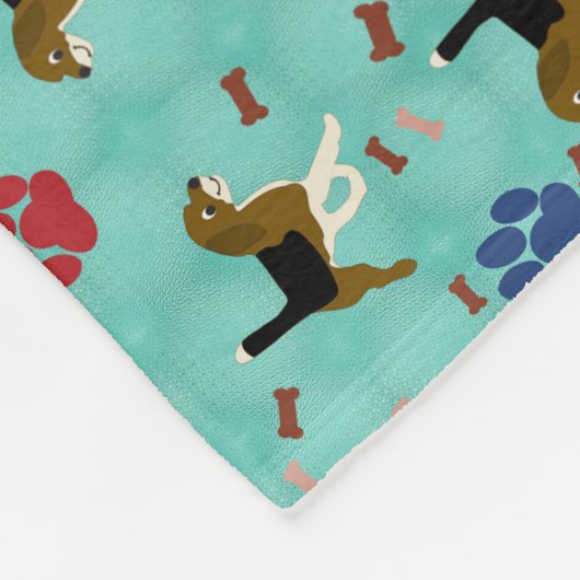 Couverture Polaire Beagle de dessin (Coin)