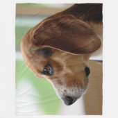 Couverture Polaire Beagle de rêve du jour (Devant)