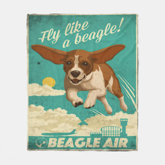 Couverture Polaire Beagle Dog Air