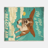 Couverture Polaire Beagle Dog Air (Devant (Horizontal))