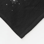 Couverture Polaire Beagle Dog Santa Sleigh Flying Funny Magical Chris (Coin)