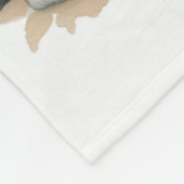 Couverture Polaire Beagle - LE ROI DE CETTE FAMILLE (Coin)