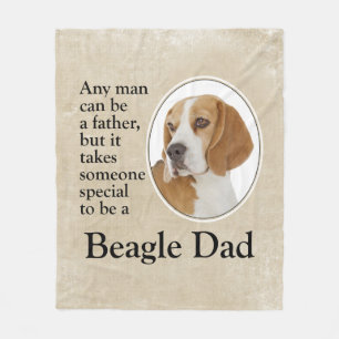 Couverture Polaire Beagle papa