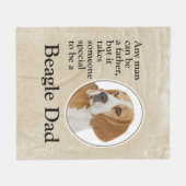 Couverture Polaire Beagle papa (Devant (Horizontal))