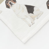 Couverture Polaire Beagle Personnalisé (Coin)
