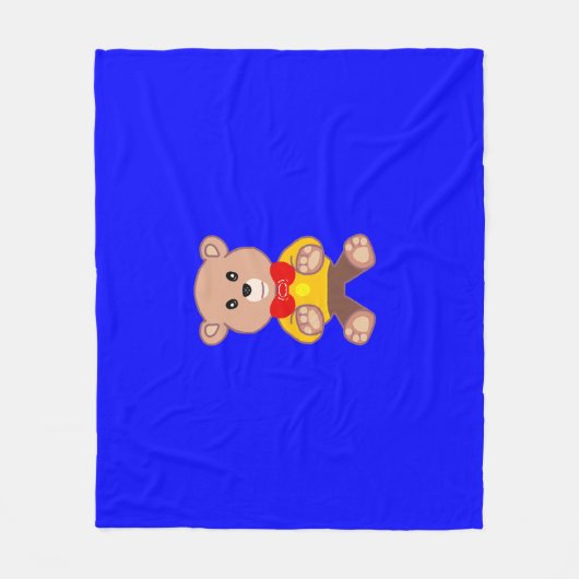 Couverture Polaire Bear Blue (Devant)
