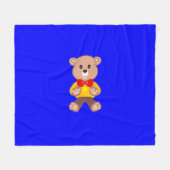 Couverture Polaire Bear Blue (Devant (Horizontal))