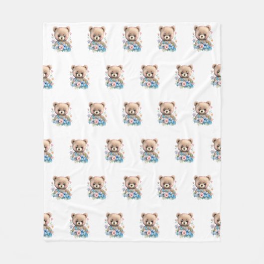 Couverture Polaire Bear Cub (Devant)